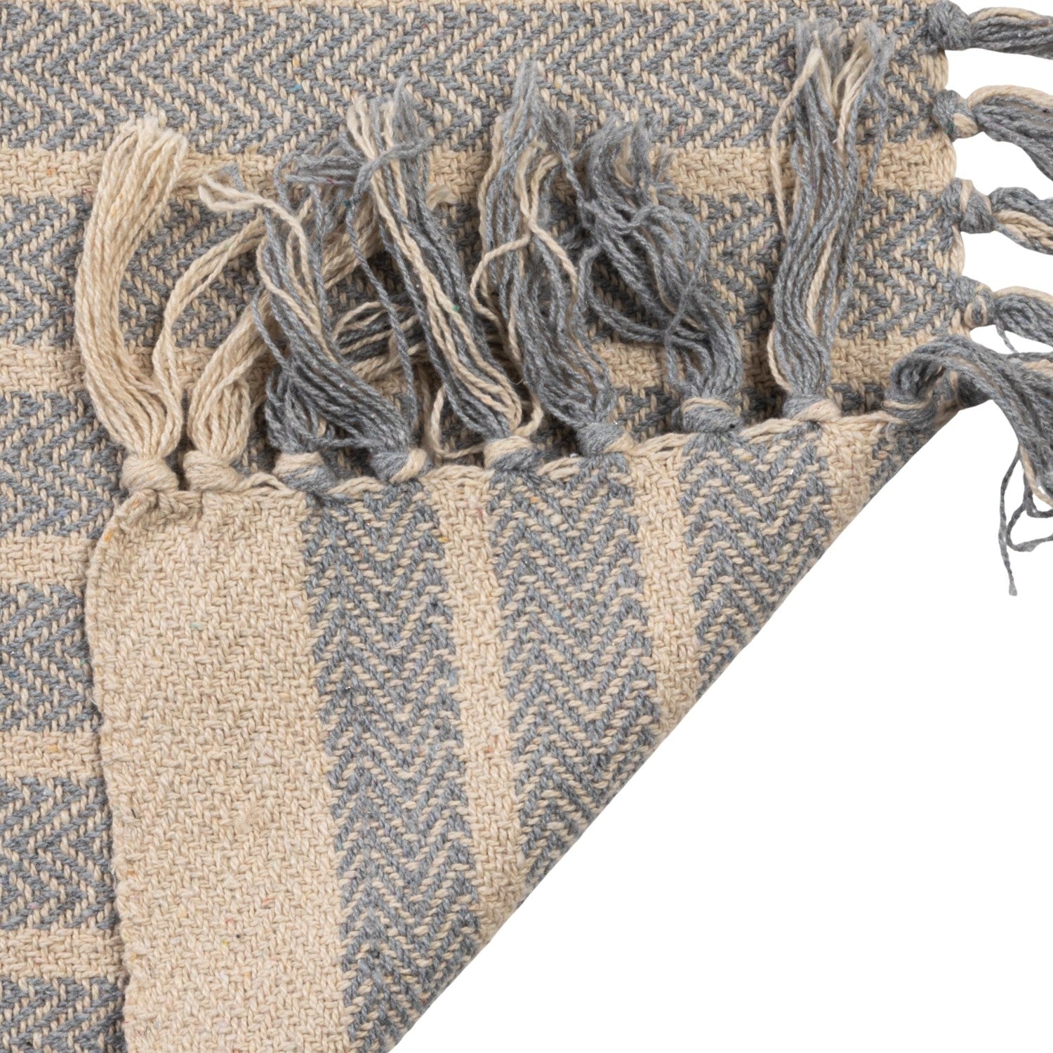Woven Cotton Blend Throw