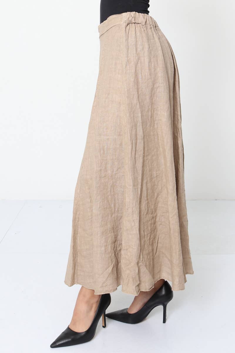 Madeline Linen Skirt