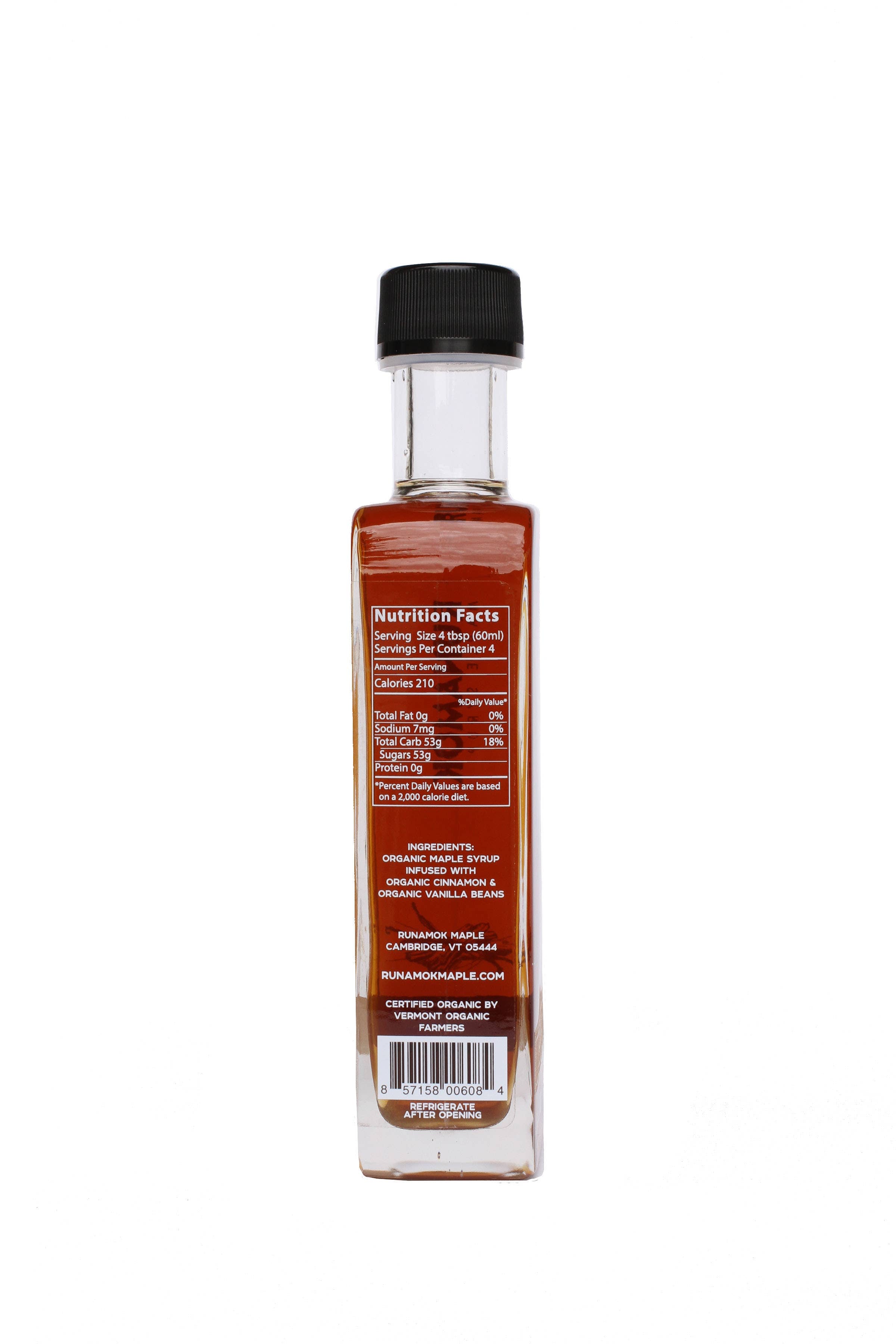 Cinnamon + Vanilla Infused Maple Syrup 250ml