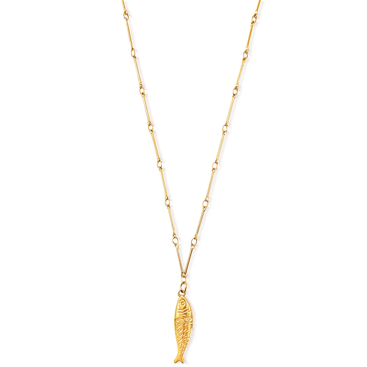 Adoni Fish Pendant Necklace