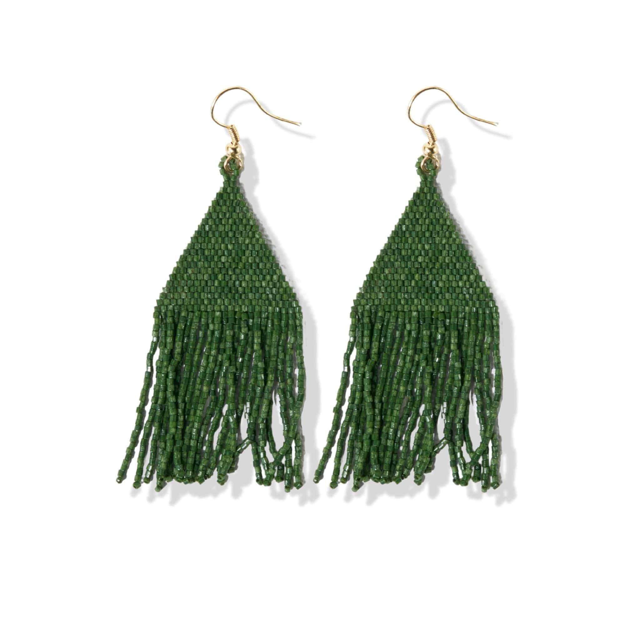 Lexie Beaded Fringe Earrings