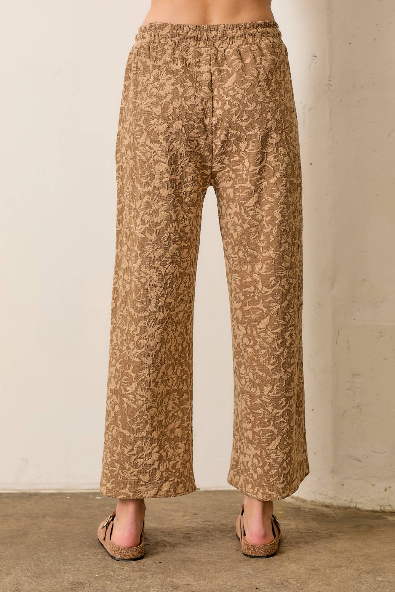 PRINTED DOUBLE KNIT PANT