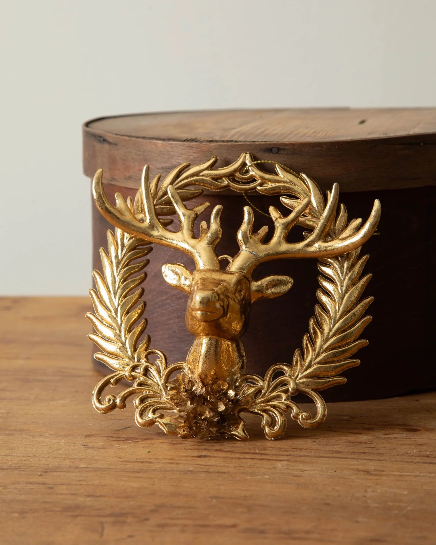 Wreath Deer Ornament