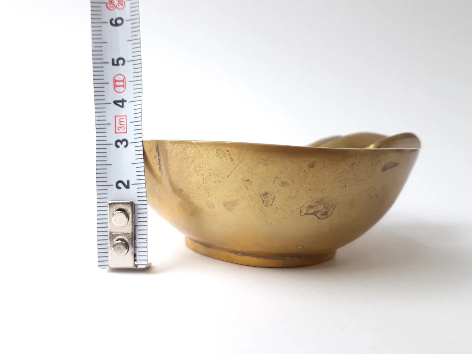 Vintage Brass Apple Bowl