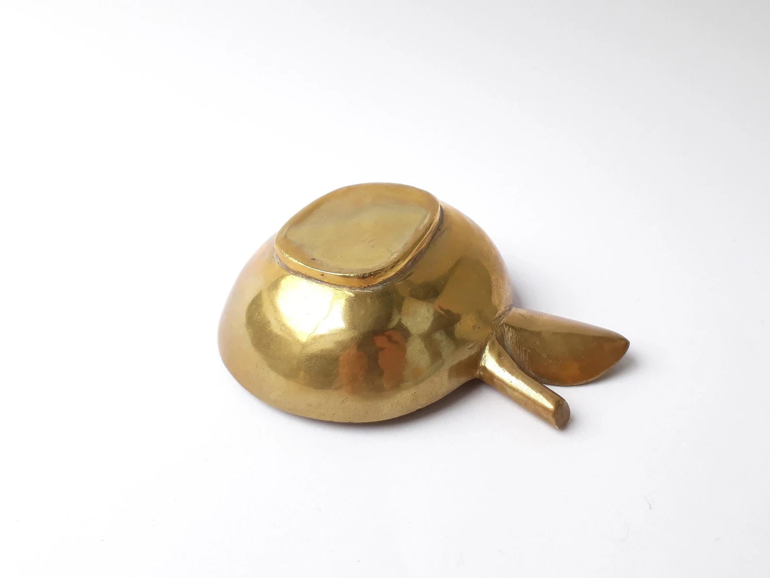 Vintage Brass Apple Bowl