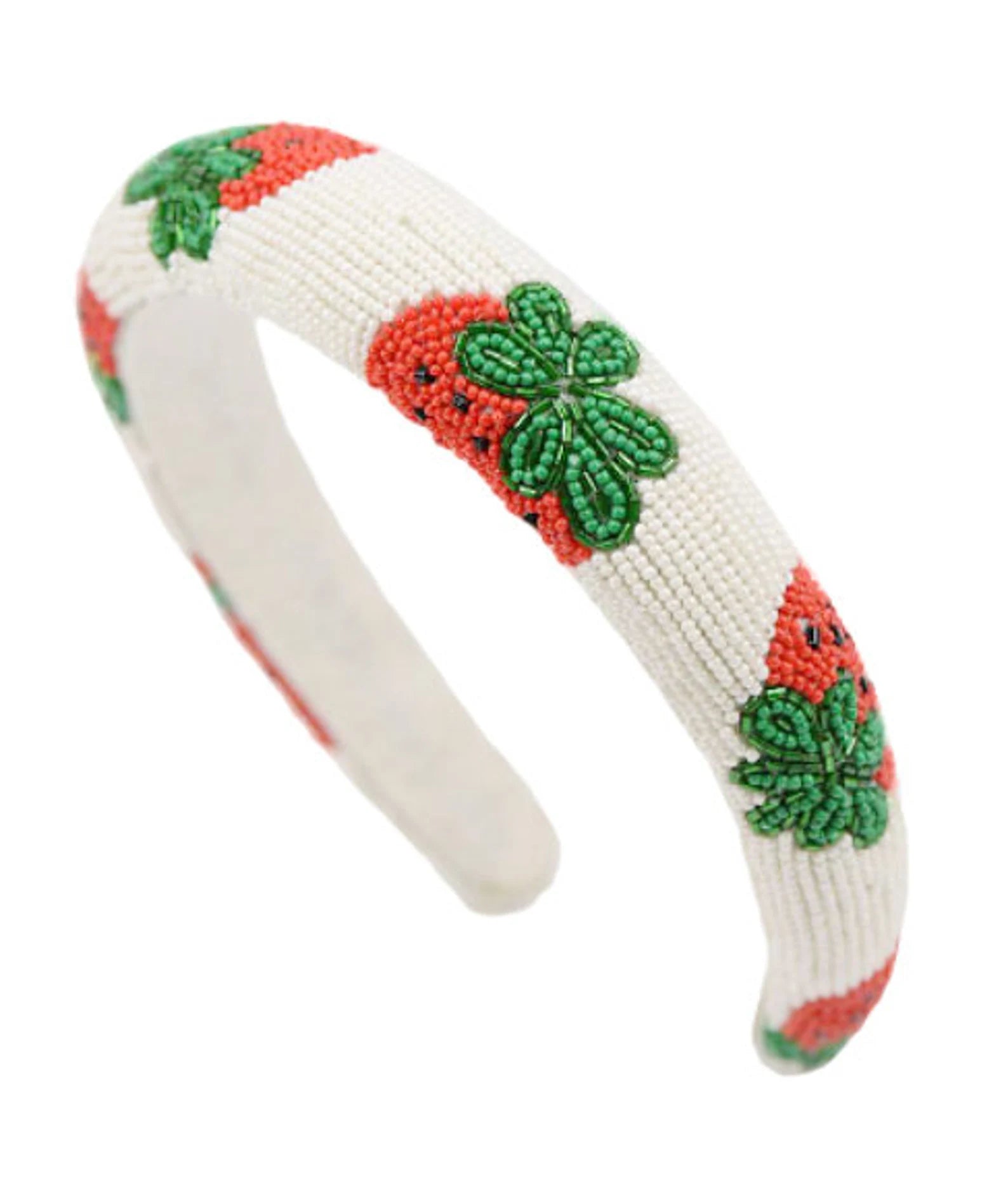 Beaded Strawberry Headband