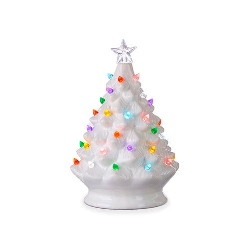 Lighted Vintage Tree 8"