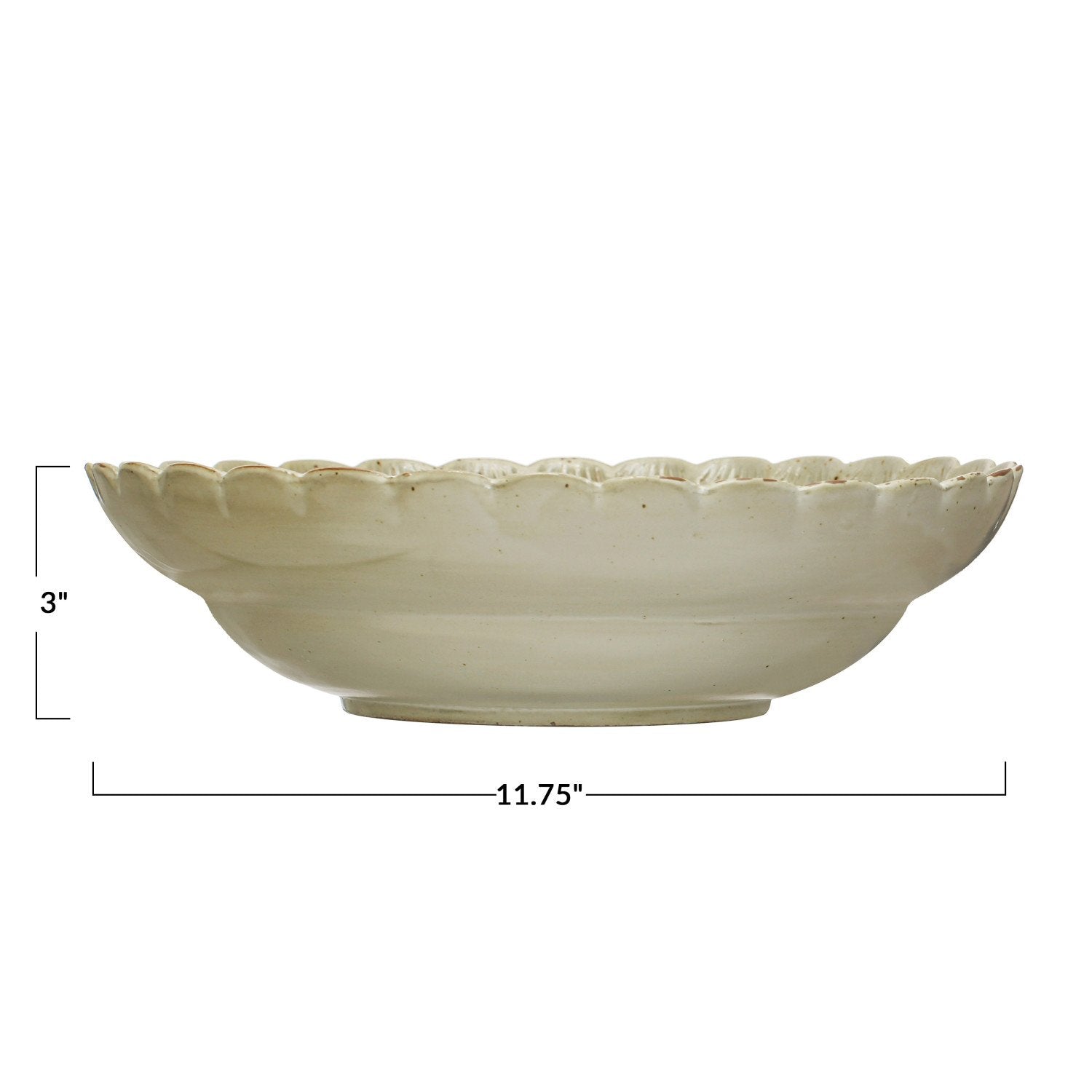 Scalloped Edge Bowl