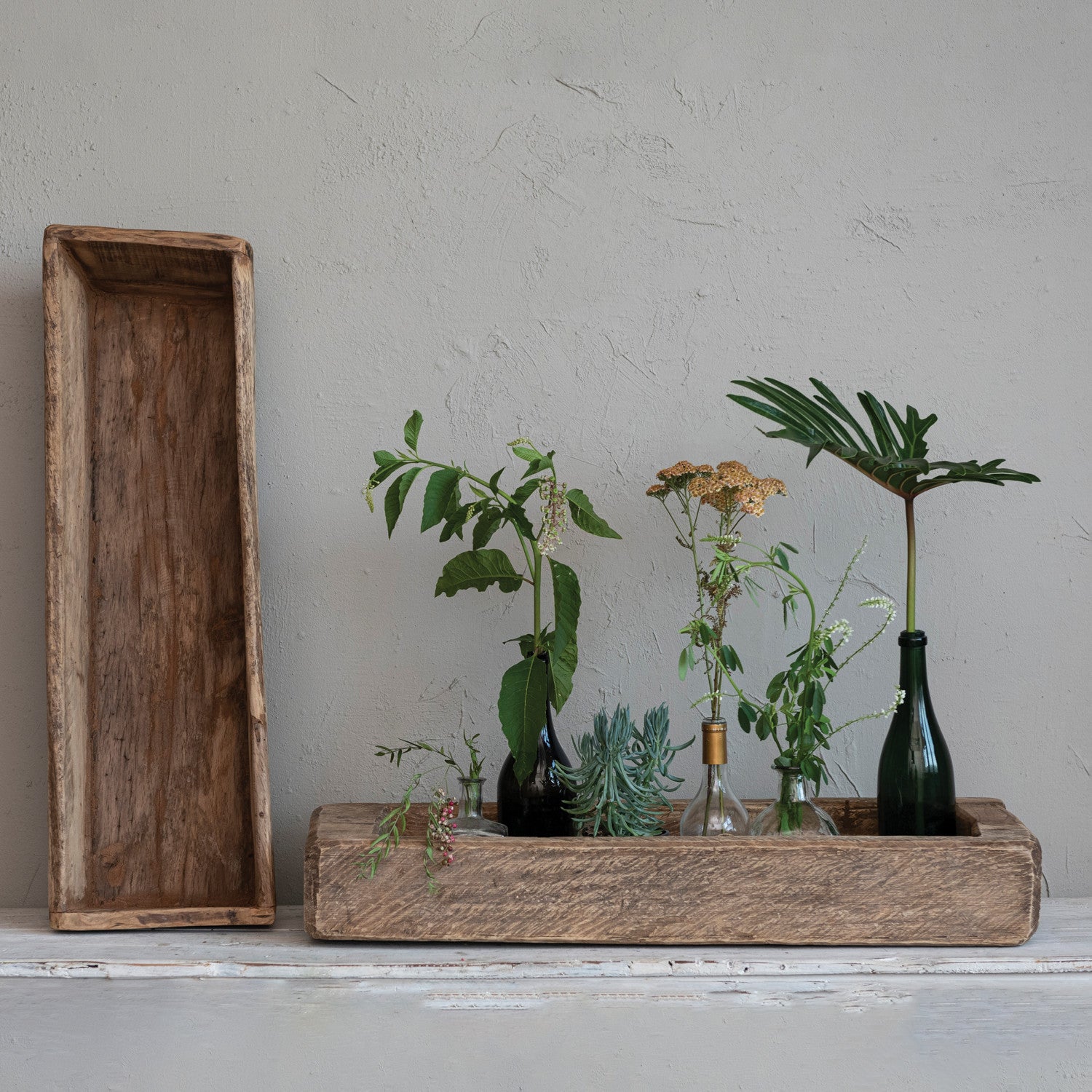 Found Decorative Wood Trug /trough