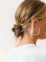 Everyday Large Hoops: Gold-filled
