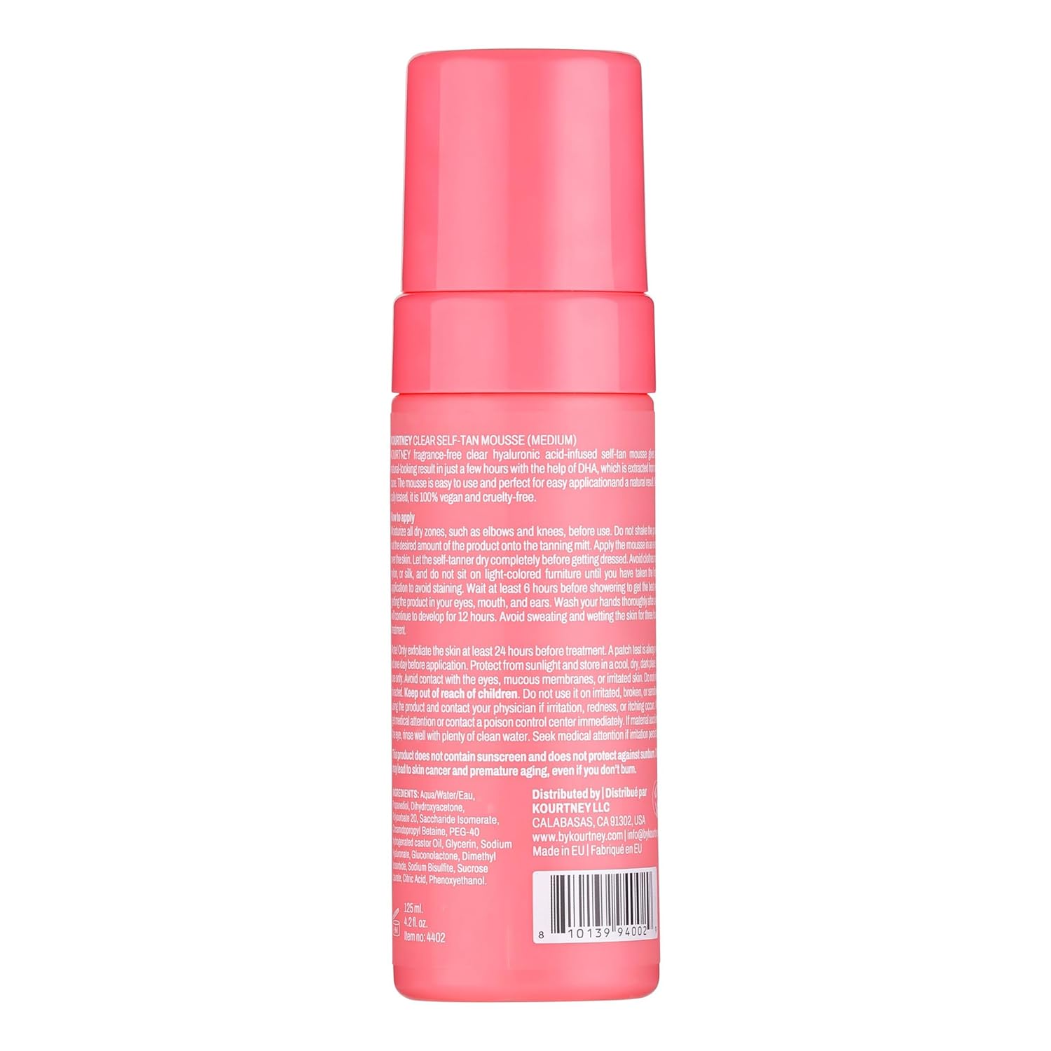 KOURTNEY Instant Self-Tan Mousse
