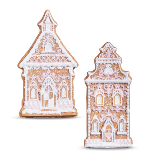 Gingerbread Church Ornament 4"