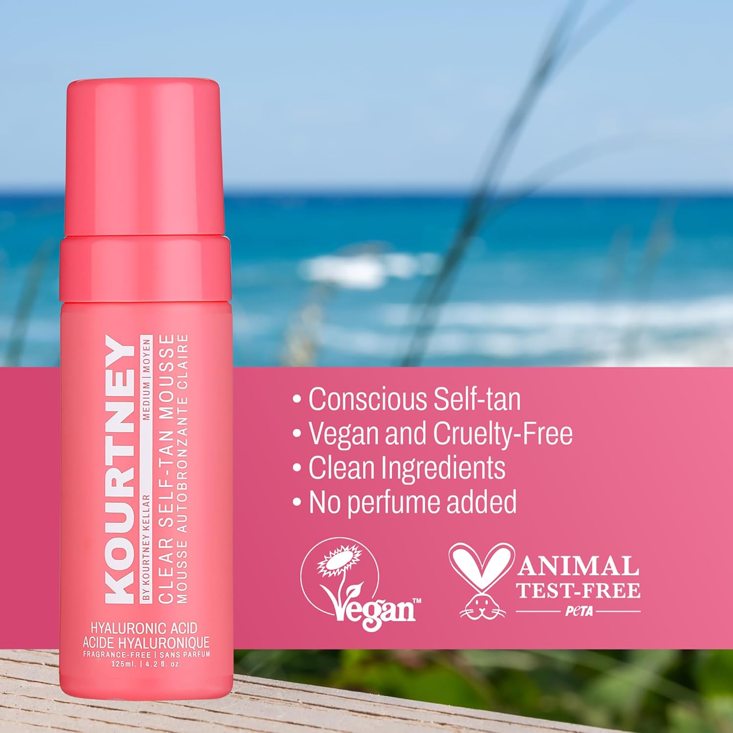 KOURTNEY Instant Self-Tan Mousse