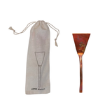 Hand-Forged Copper Spatula in Printed Drawstring Bag