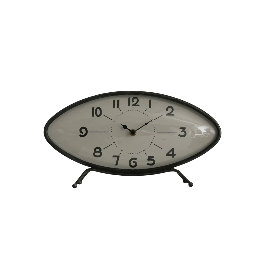 Metal Mantel Clock