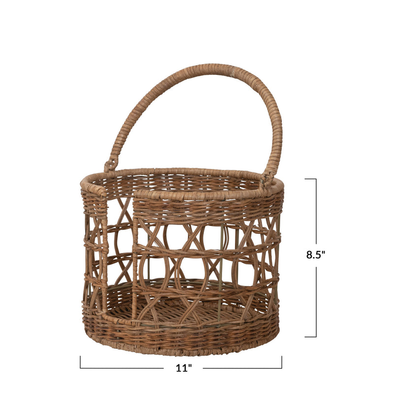 Plate Basket With Handle