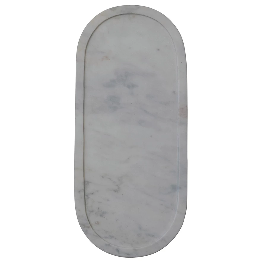 Oblong Marble Tray