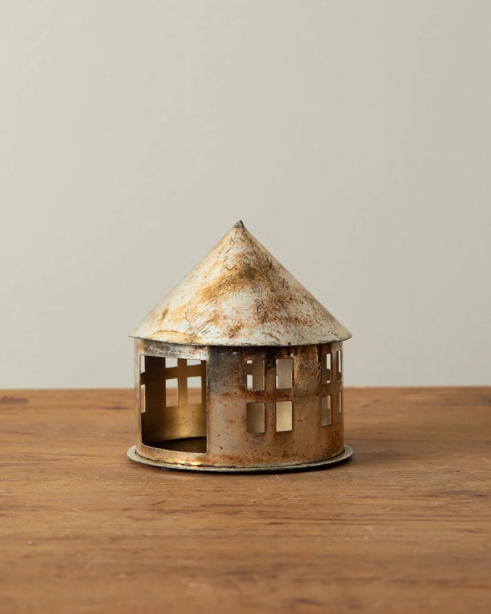 Metal House Tealight Holder