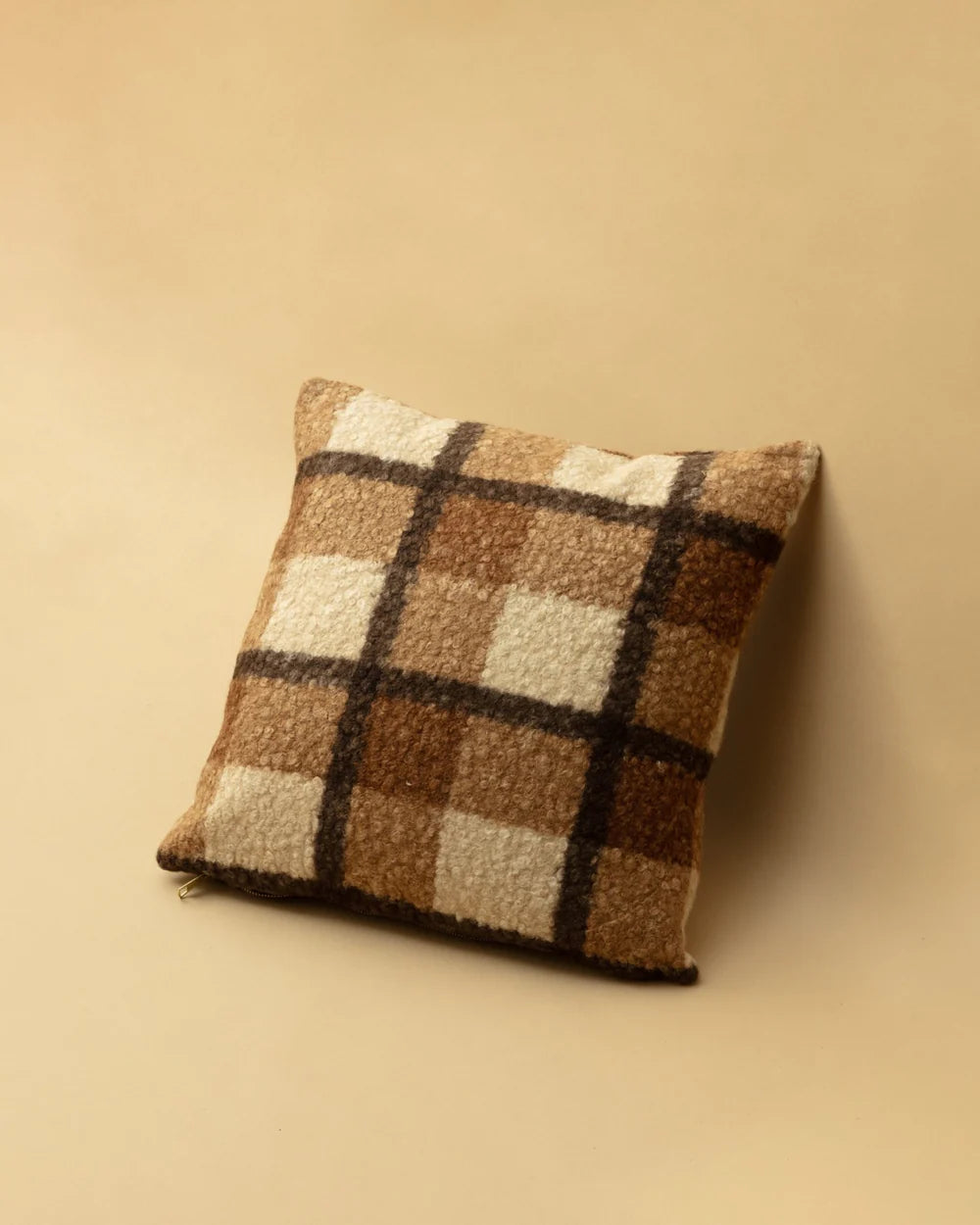 Sherpa Plaid Pillow