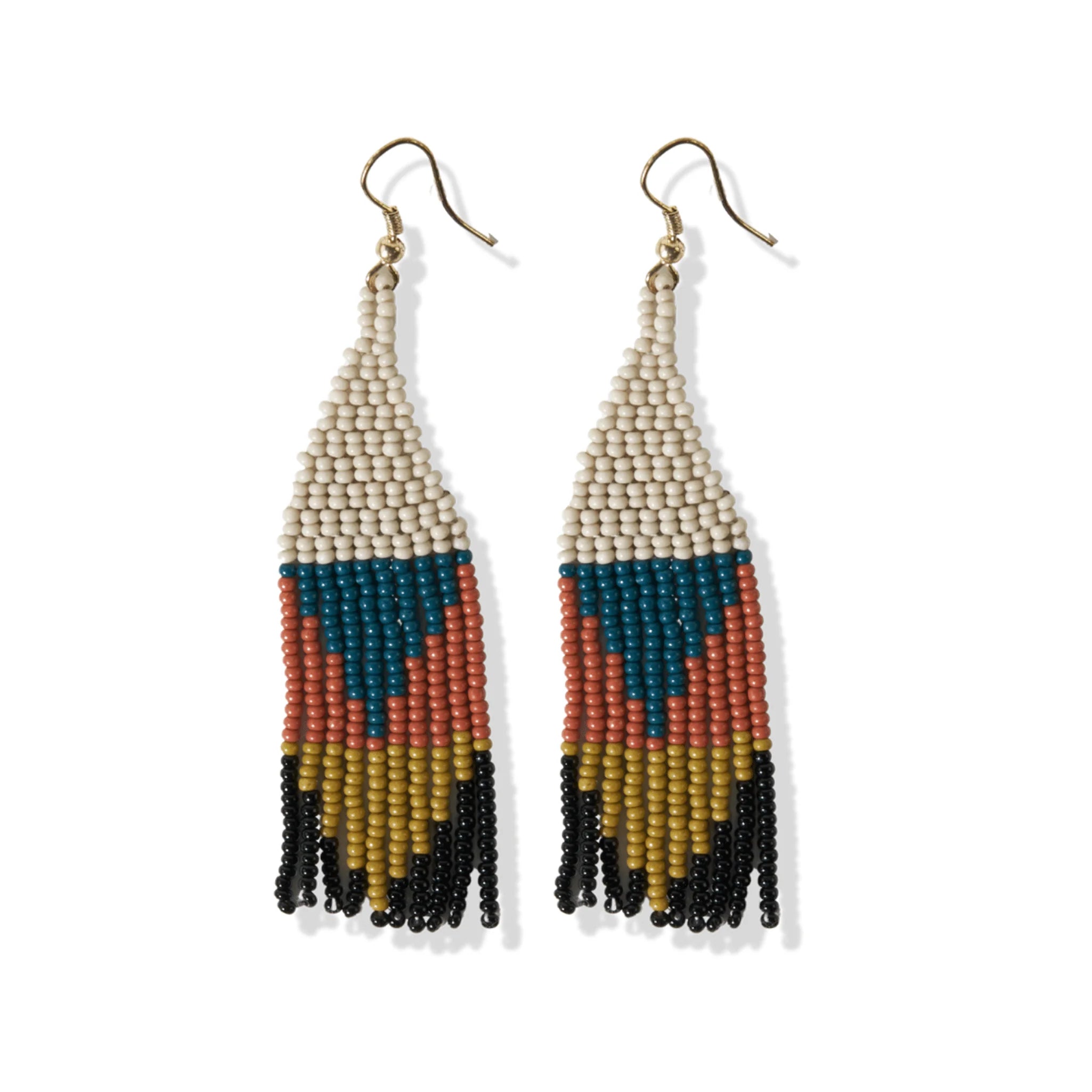 Lennon Triangles Beaded Fringe Multi