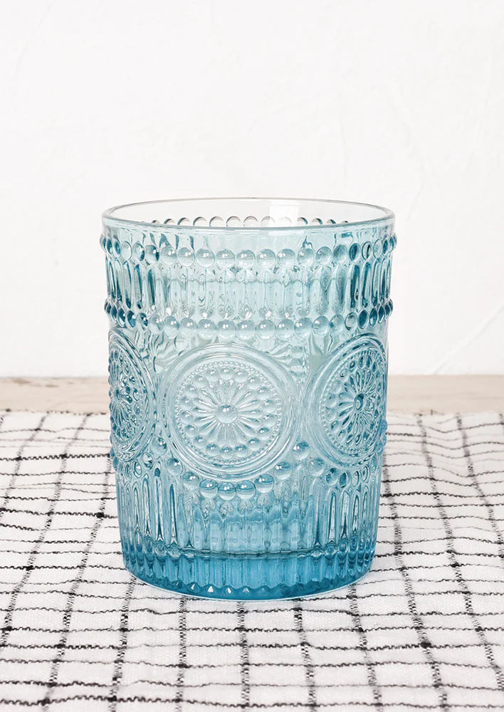 Puebla Embossed Glass