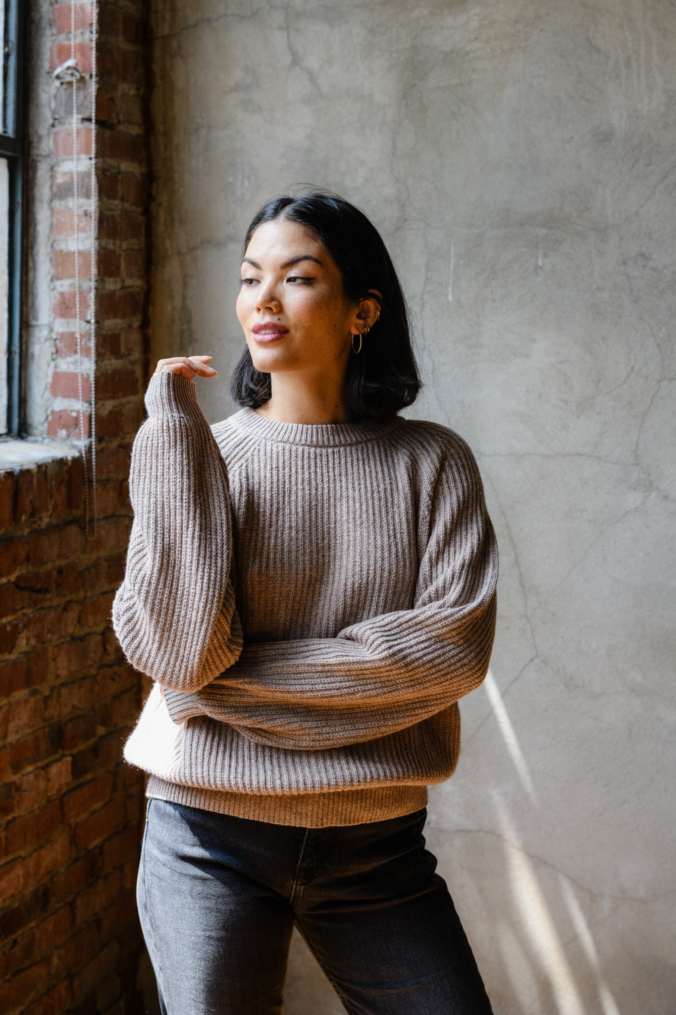 Rowan Rib Crew Sweater