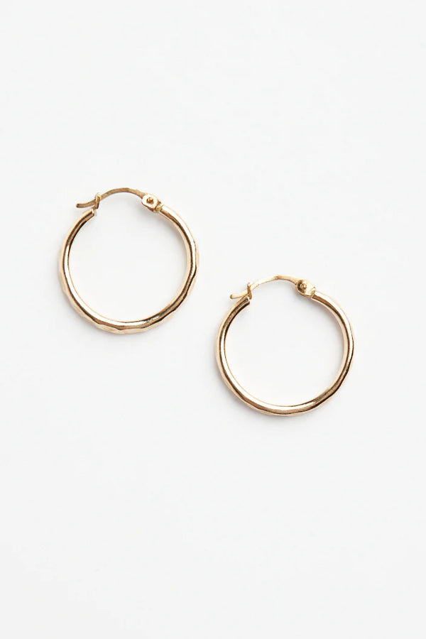 Canyon Hoops Gold-filled Earrings