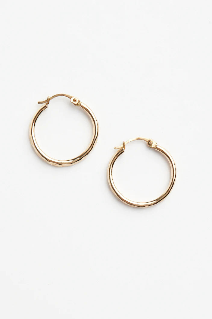 Canyon Hoops Gold-filled Earrings