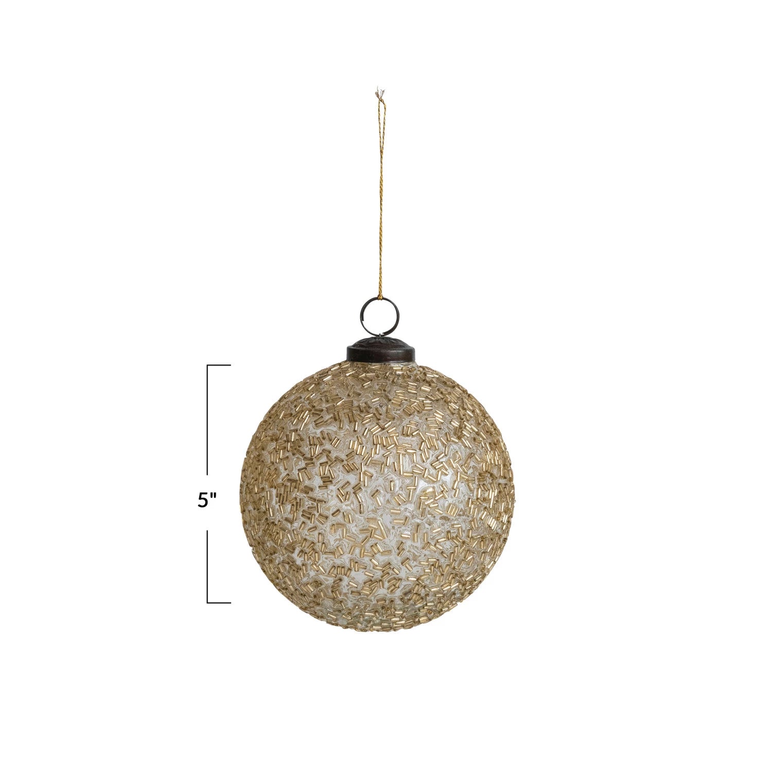 Gold Bead Ornament