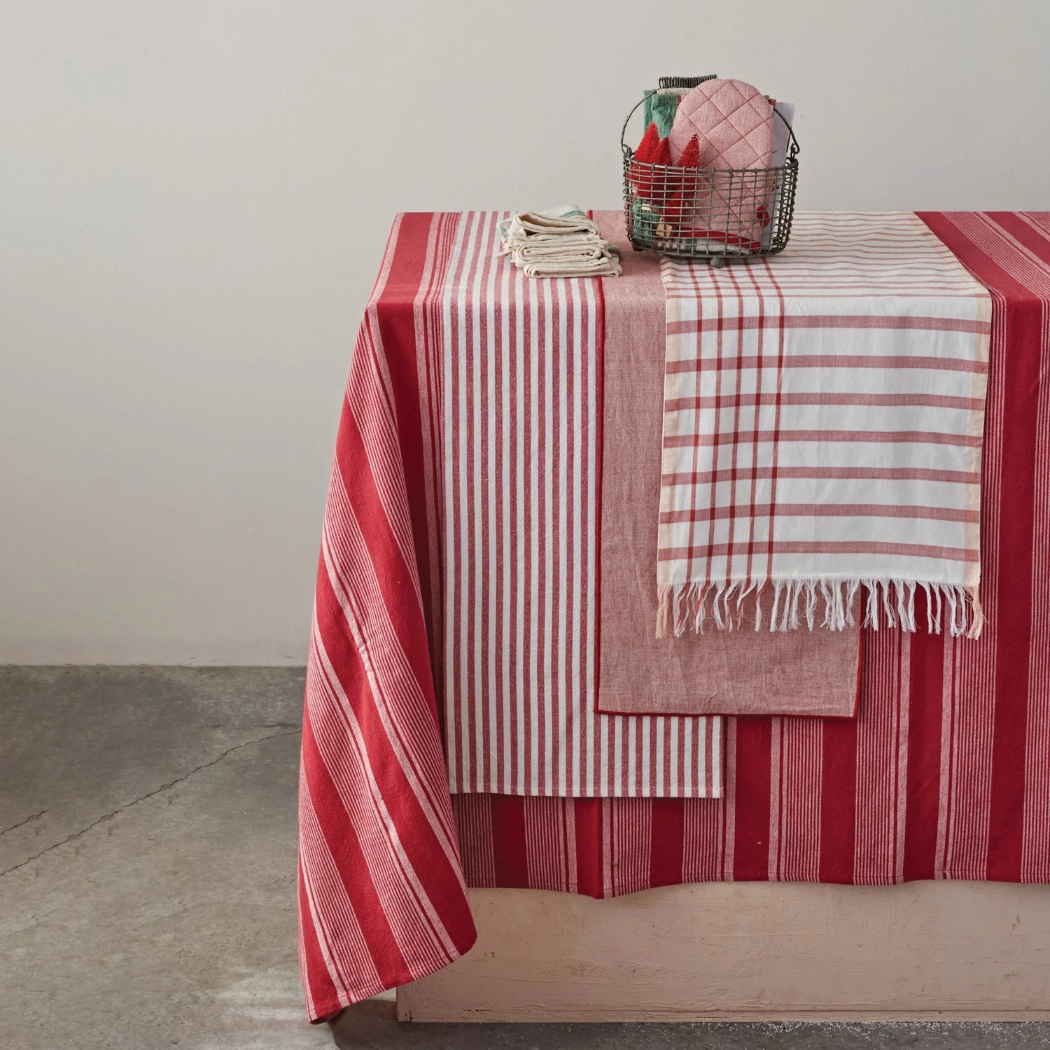 Candy Stripe Table Runner