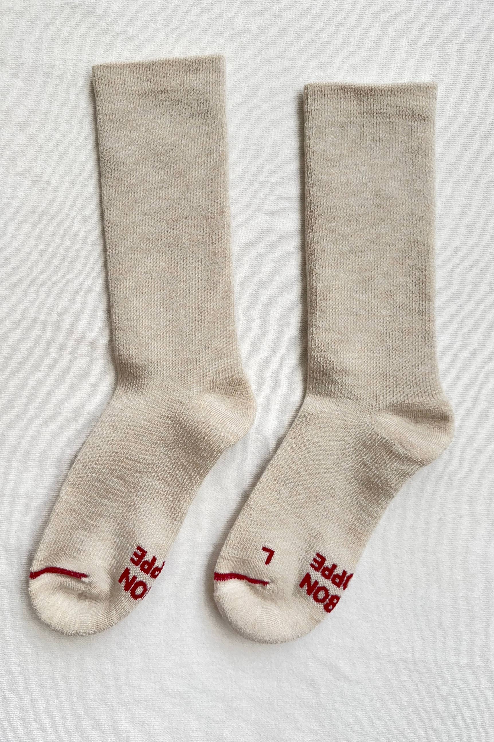 Camper Socks: Oatmeal