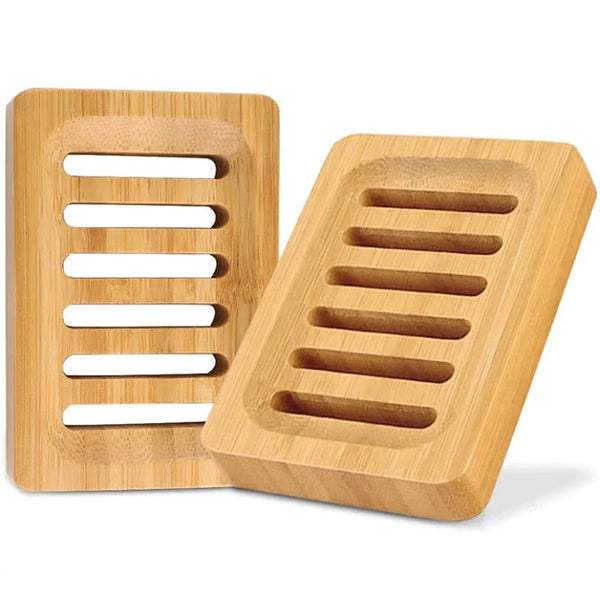 Wooden Rectangular Soap Dish