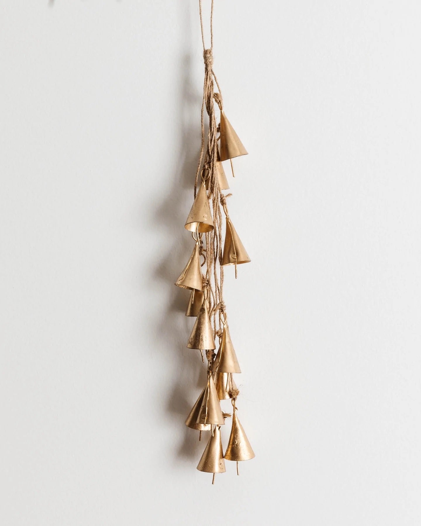 Hanging Metal Bell Cluster 12.5”