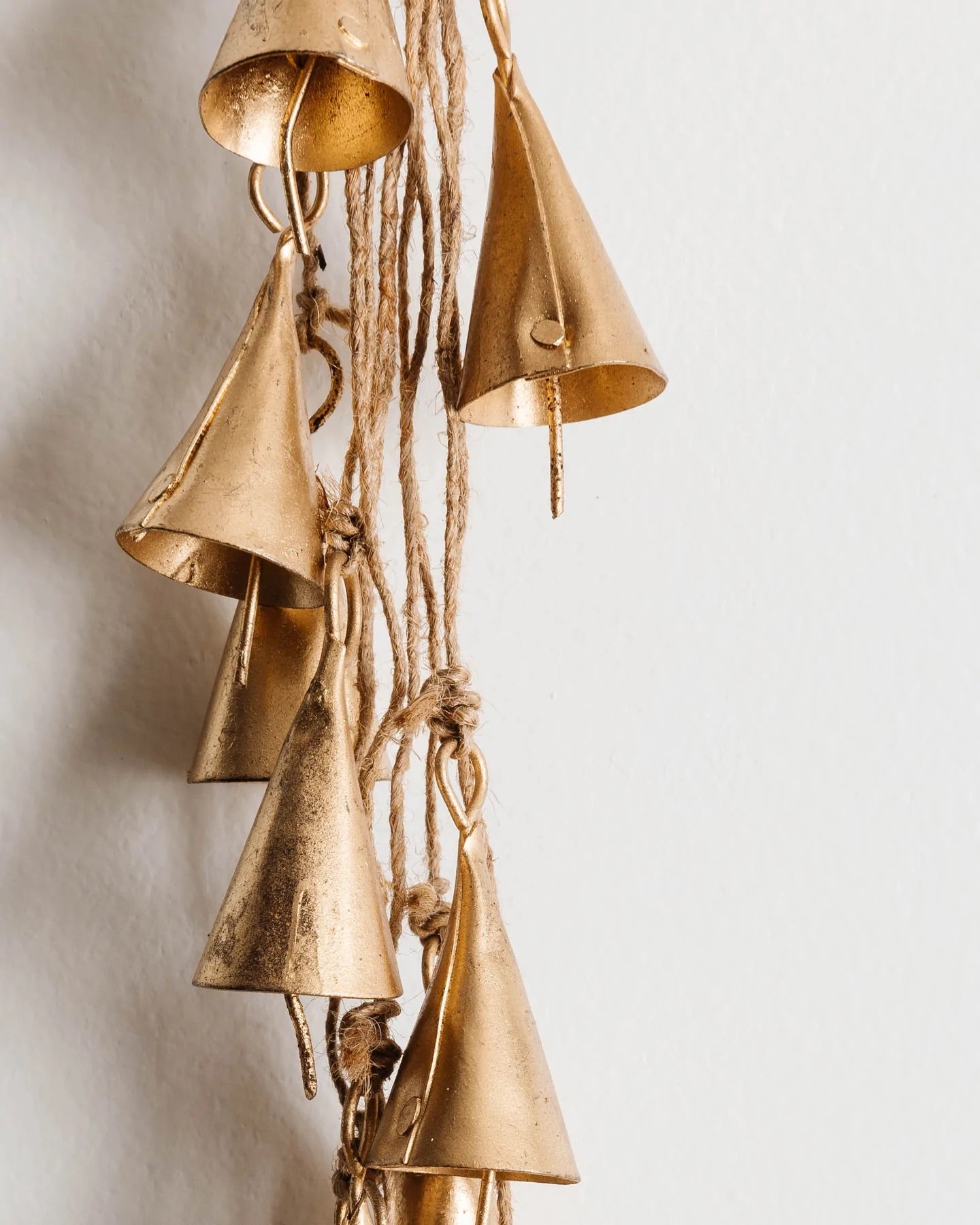 Hanging Metal Bell Cluster 12.5”