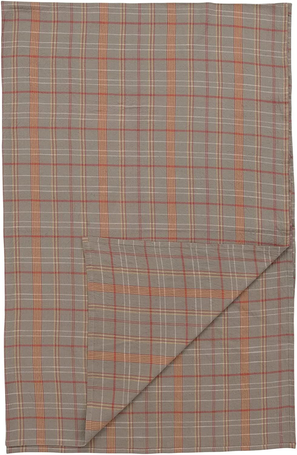 Linen Plaid Tablecloth