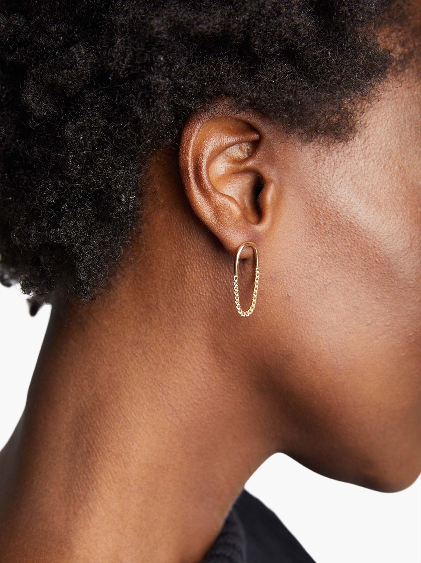 Arc Chain Earrings