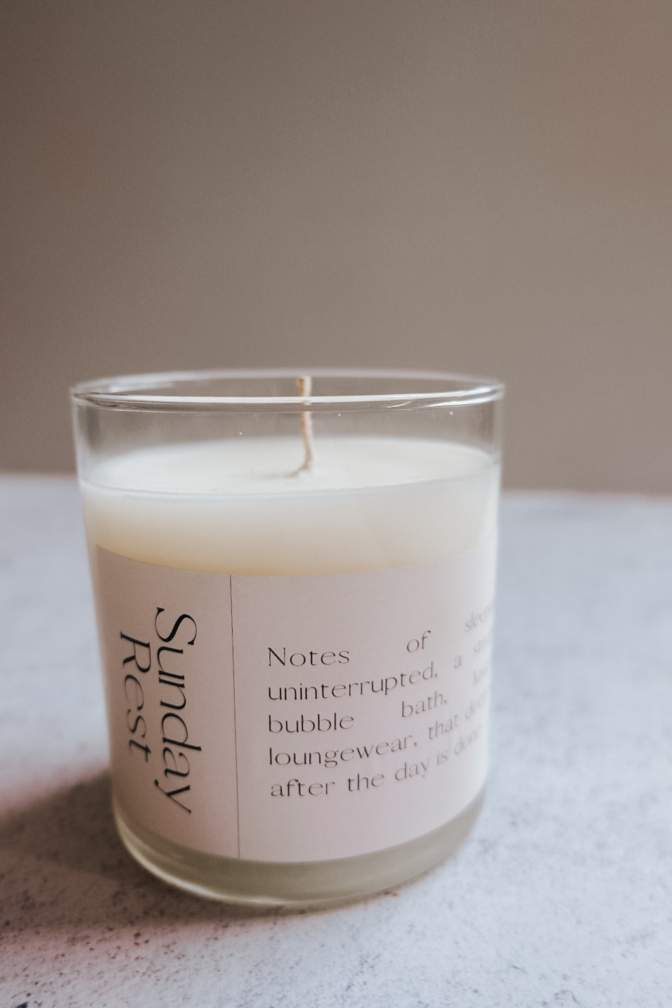 Sunday Rest Candle