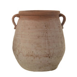 Terracotta Urn with Whitewash Finish