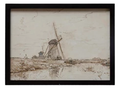 The Old Windmill Wall Art