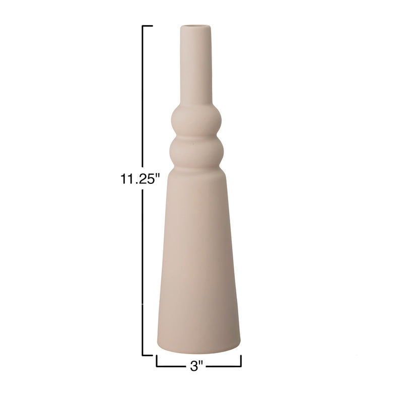 Neutral Stoneware Vase