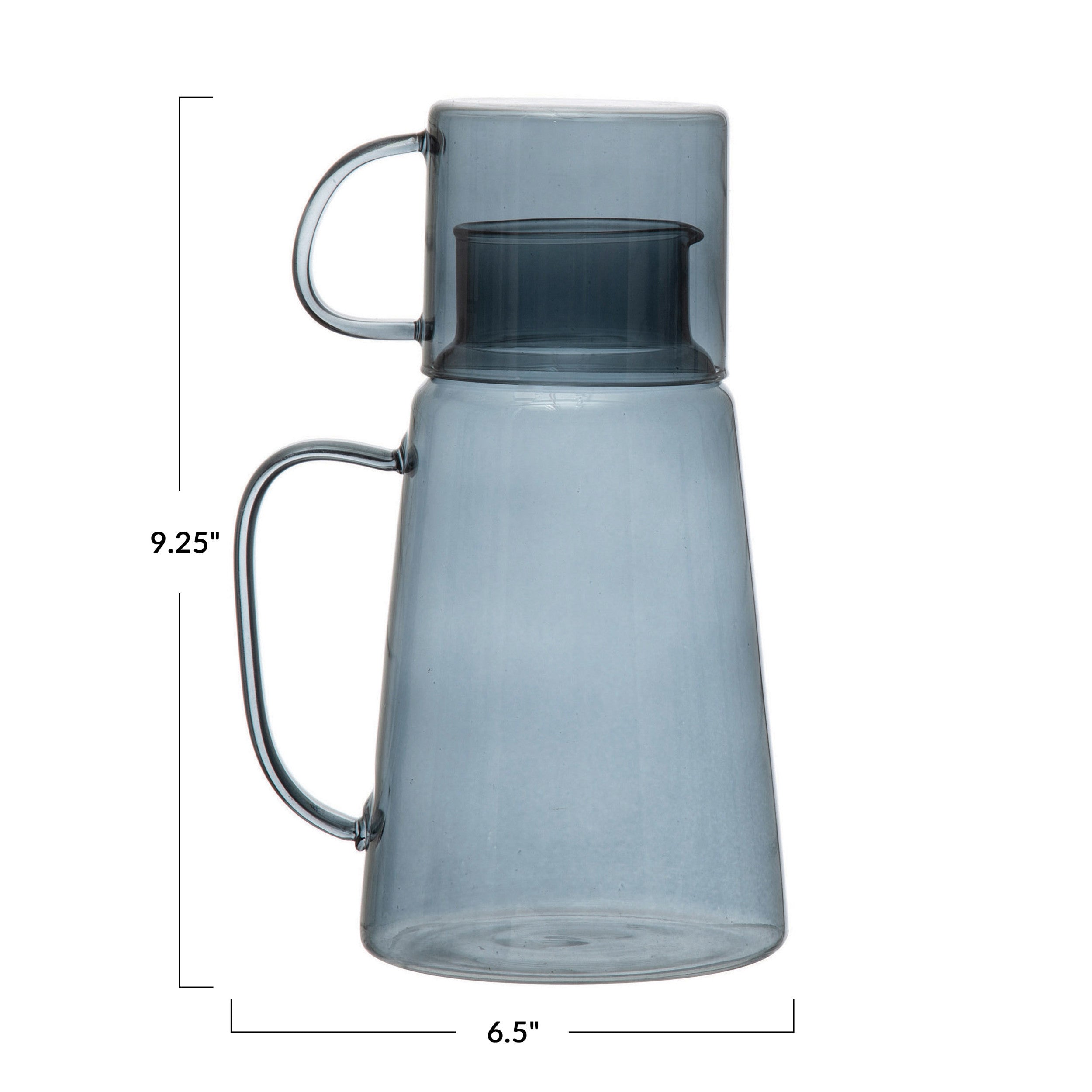 Glass Carafe+Mug Set