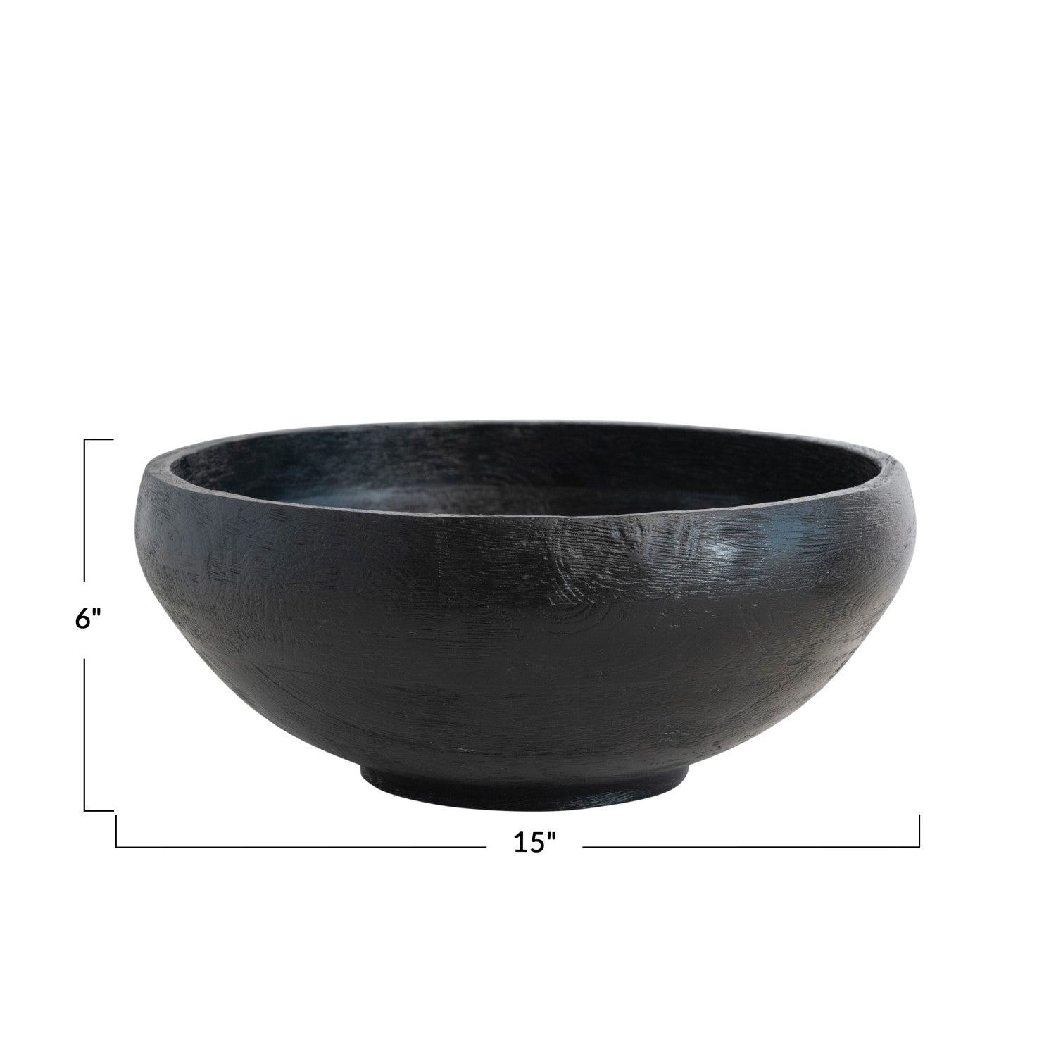 Black Mango Bowl 15"