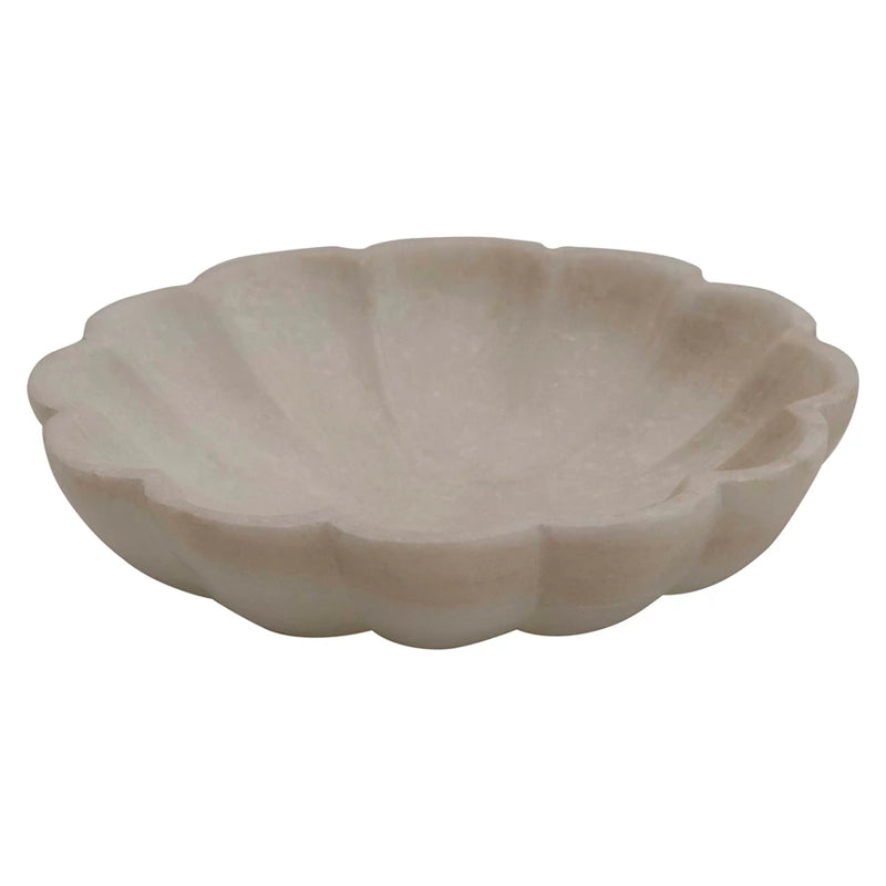 Florence Carved Marble Dish