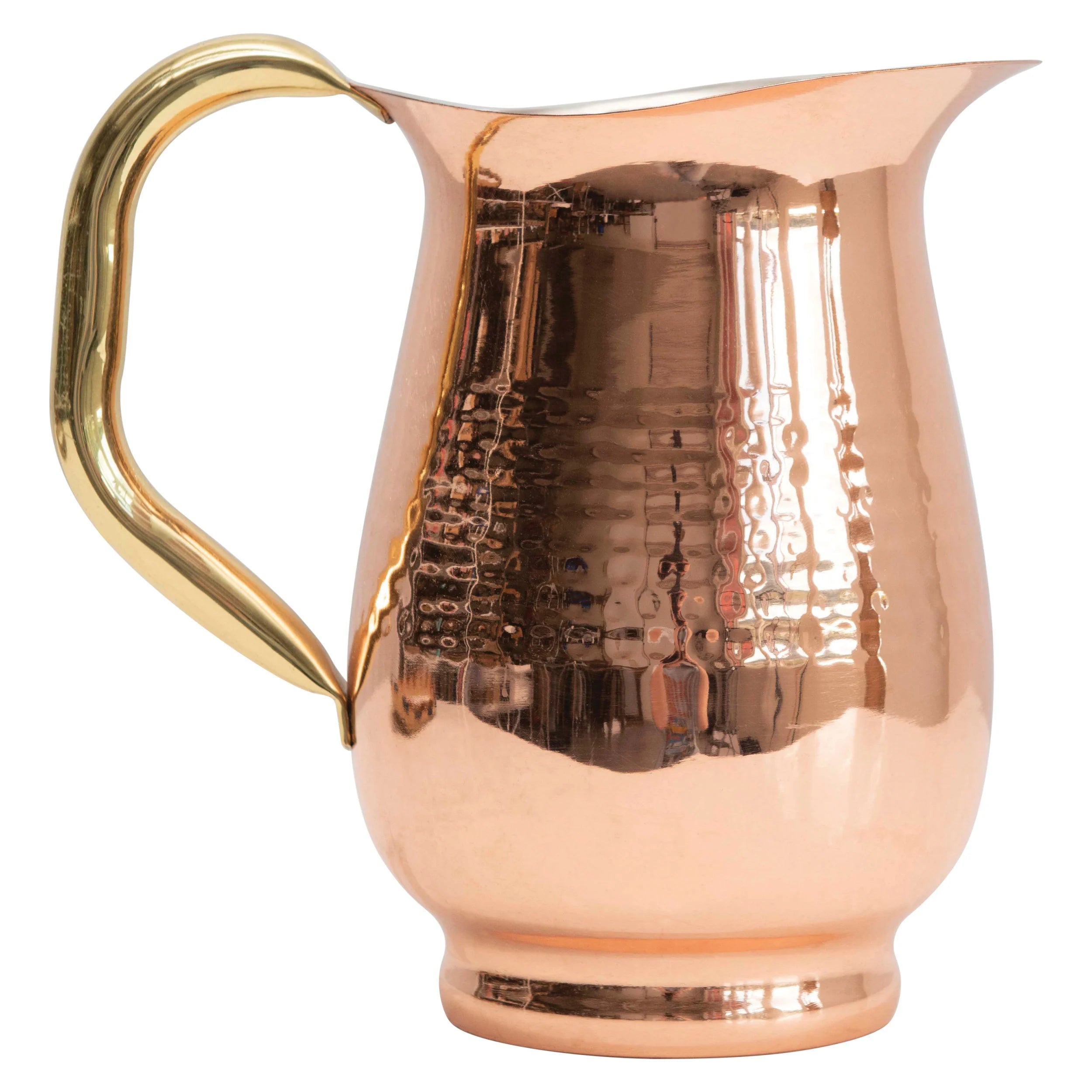 Hammered copper Stainless Steel Pitcher