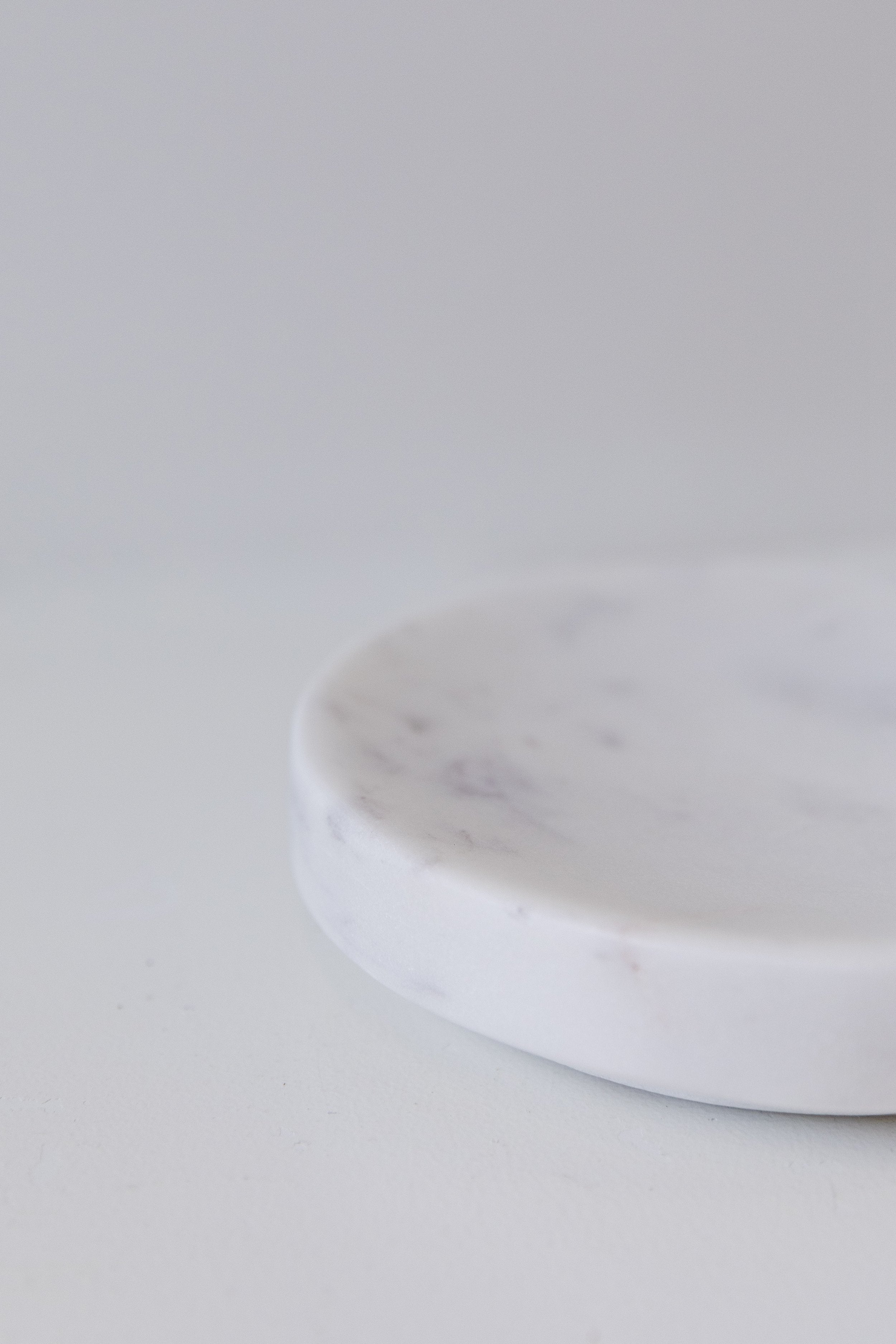 Marble Soap Dish Round