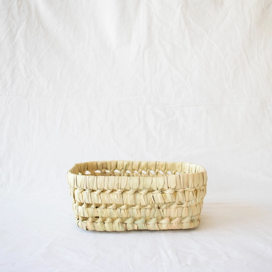 Open Weave Basket 8"x6"x3"