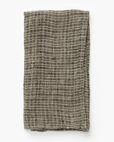 Charcoal Linen Tea Towel