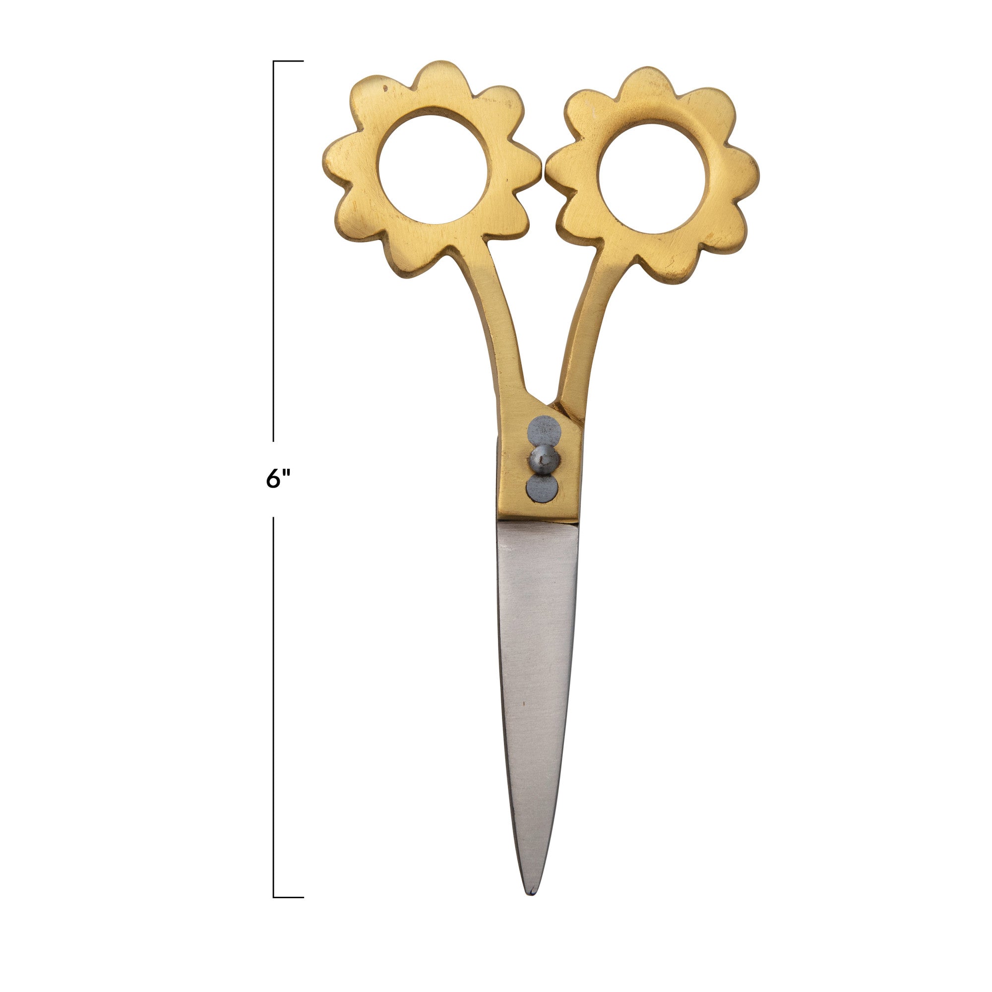 Brass Flower Scissors