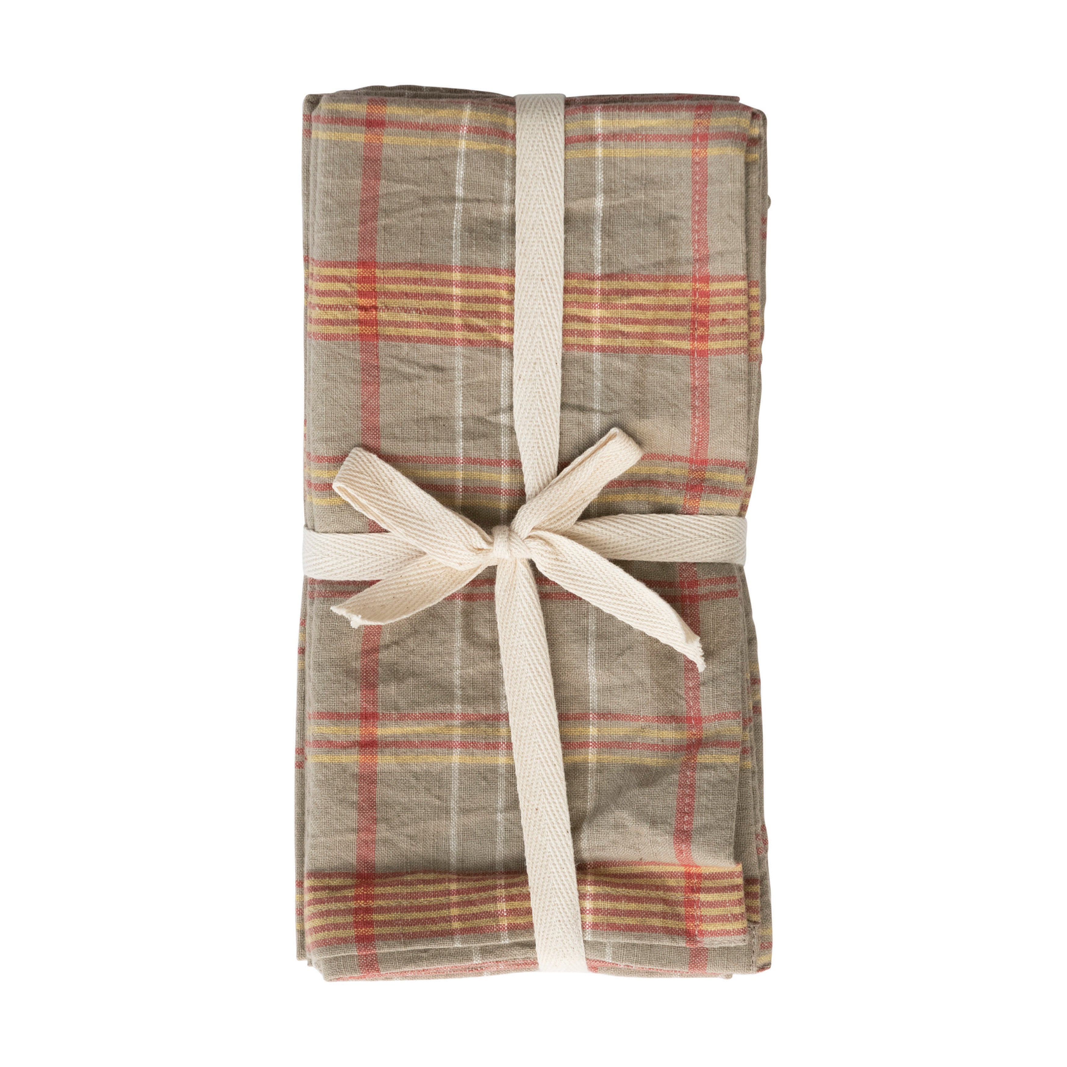 Cotton Plaid Napkins