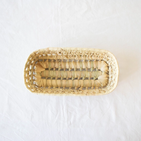 Open Weave Basket 10"x4"x2"